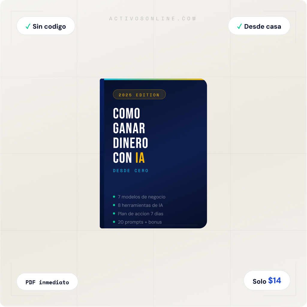 Cómo ganar dinero con IA desde cero